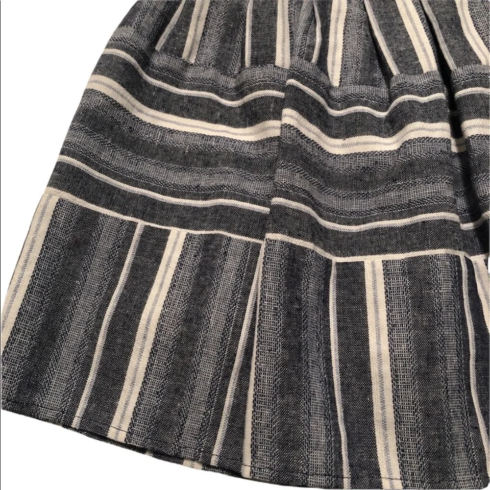 J.O.A skirt Mini blue striped mini cottagecore chic summer - Picture 5 of 7